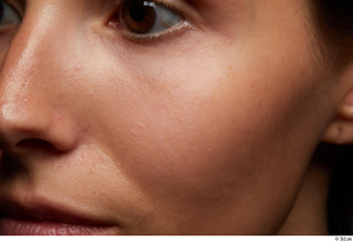 HD Face Skin Vanessa Angel cheek face nose skin pores…